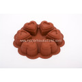 Silicone cake molds love shape